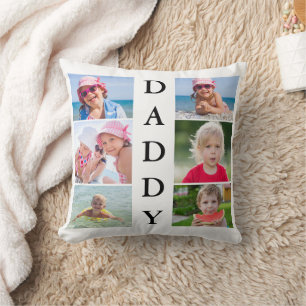 Daddy Photo Collage Cushion