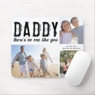 Daddy Photo Collage Father's Day Gift  Mouse Pad