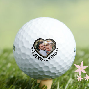 Daddy Photo Heart Golf Balls