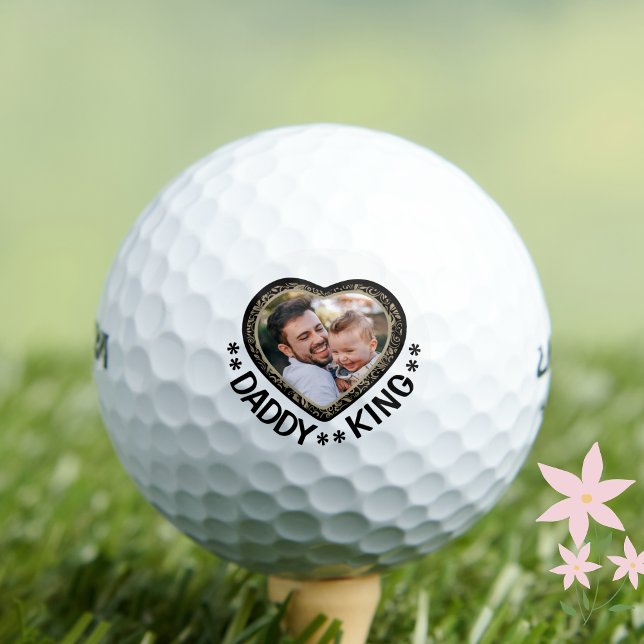 Daddy Photo Heart  Golf Balls ( Golf Balls)