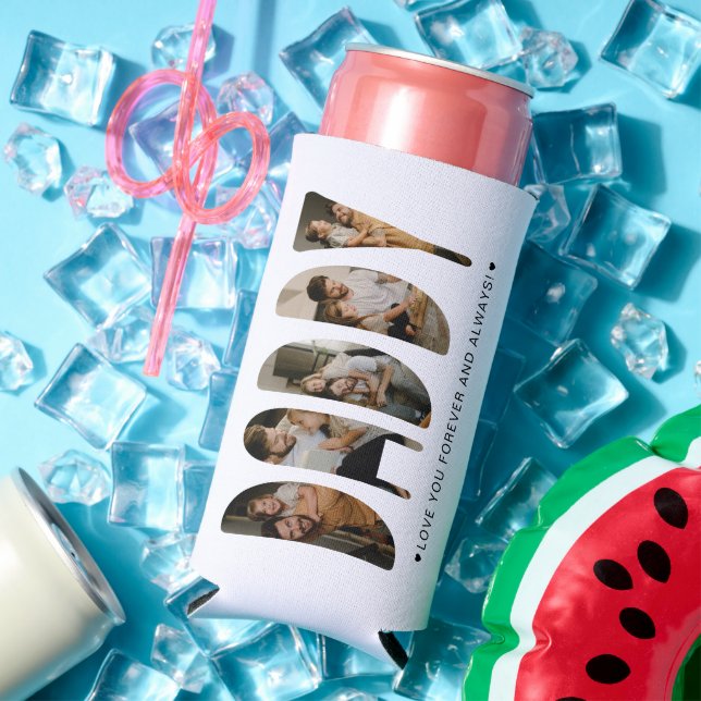 DADDY Photo Letters Father's Day   Seltzer Can Cooler (In Situ Summer)