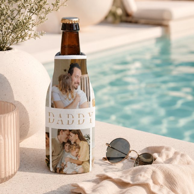 DADDY Photos Personalised Beer Cooler Gift  (Creator Uploaded)