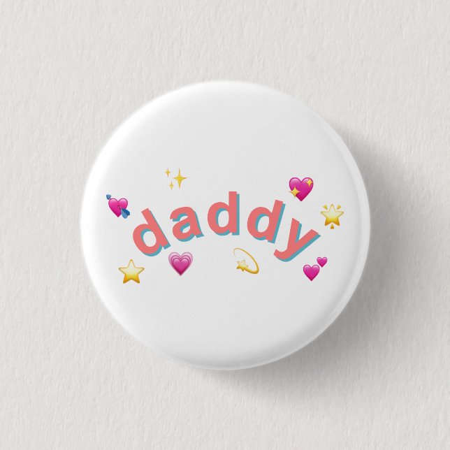 Daddy Pin Badge (Front)