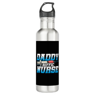 Daddy-riffic Nurse Injection Syringe National 710 Ml Water Bottle