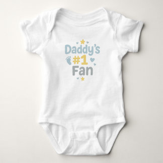 Daddy’s #1 Fan Baby Bodysuit – A Gift for New Dads