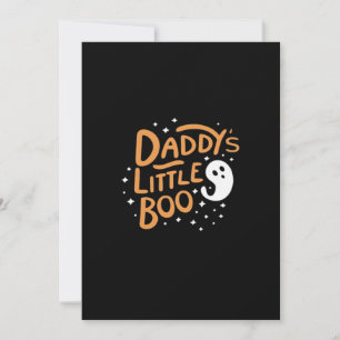 Daddy’s Little Boo, Happy Halloween Holiday Card