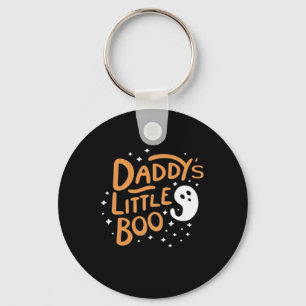 Daddy’s Little Boo, Happy Halloween Key Ring