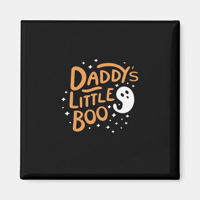 Daddy’s Little Boo, Happy Halloween Magnet (Front)