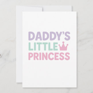 Daddy’s Little Princess – Pastel Neon Holiday Card