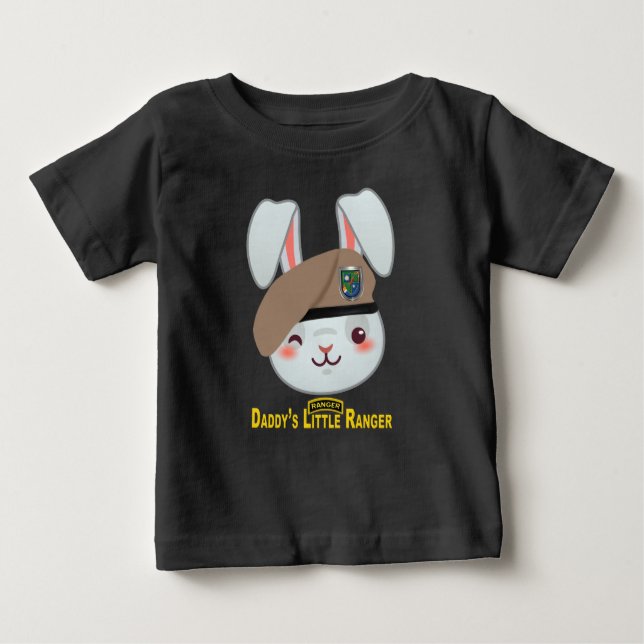 “Daddy’s Little Ranger” Baby T-Shirt (Front)