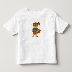 Daddy’s Little Superhero Girl – Cute Cartoon T-Shi Toddler T-Shirt