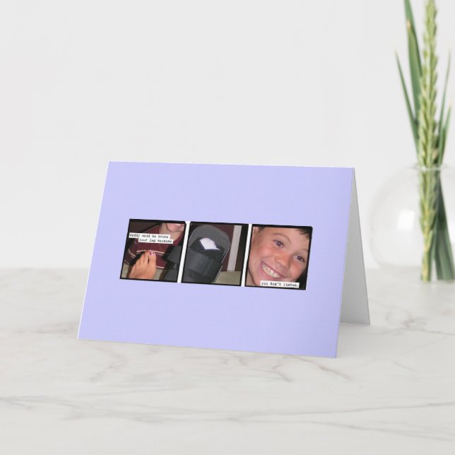 Daddy Said.. Card (Front)