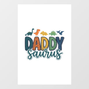 Daddy Saurus Cute Dinosaur Dad Vector Design_1
