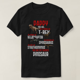 daddy saurus fathers day gift T-Shirt