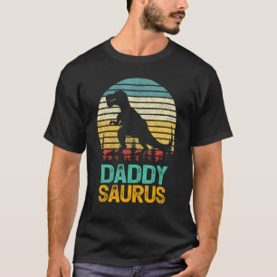 Daddy Saurus Rex Dinosaur Men Father's Day Family T-Shirt