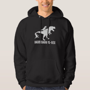 Daddy Saurus  Rex  Rex Dinosaur Dad Uncle Grandpa Hoodie