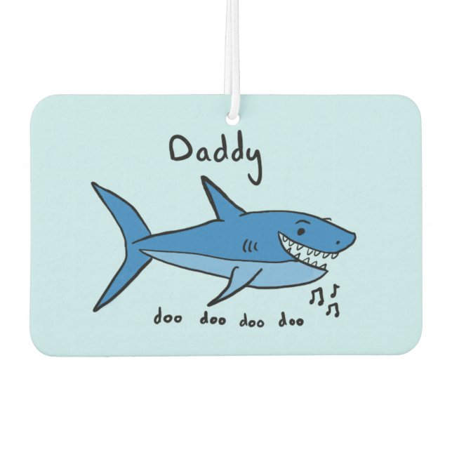 Daddy Shark Car Air Freshener (Front)