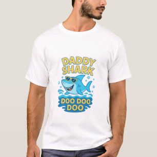 Daddy Shark, Doo Doo Doo–Funny & Cute Father’s Day T-Shirt