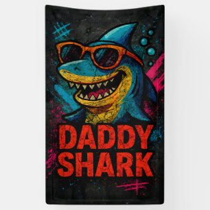 Daddy Shark Father's Day Gifts Banner