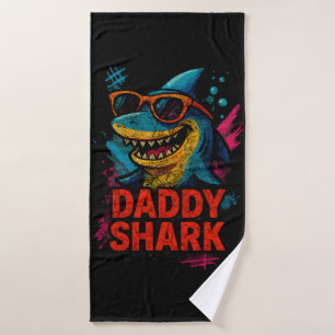 Daddy Shark Father's Day Gifts Bath Towel