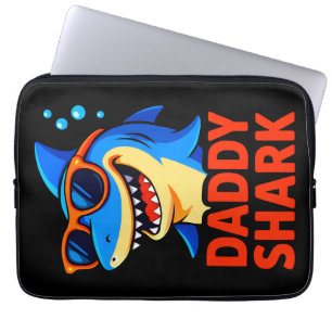 Daddy Shark Father's Day Gifts Laptop Sleeve