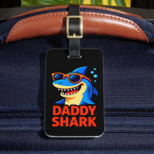 Daddy Shark Father's Day Gifts Luggage Tag