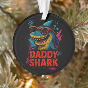 Daddy Shark Father's Day Gifts Ornament
