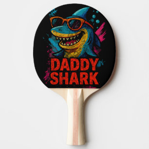 Daddy Shark Father's Day Gifts Ping Pong Paddle