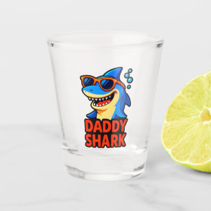 Daddy Shark Father's Day Gifts Shot Glass