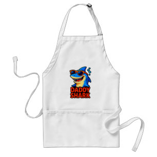 Daddy Shark Father's Day Gifts Standard Apron