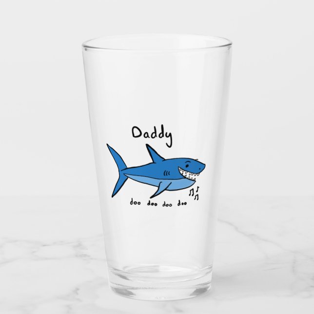 Daddy Shark Glass (Front)