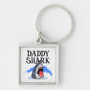 Daddy Shark - Great White Key Ring