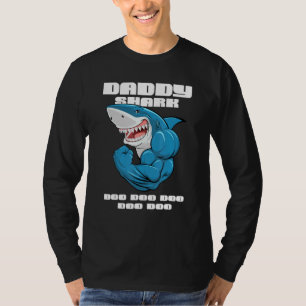 Daddy Shark Shark Fish Father Dad T-Shirt