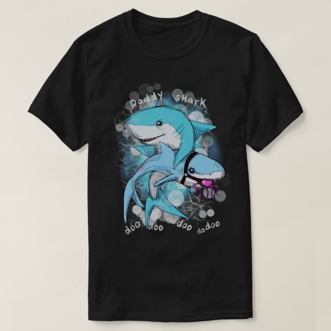 Daddy Shark T-Shirt (Design Front)