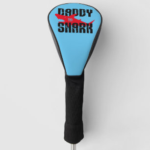 Daddy Shark Worn Graphic Golf Head Cover