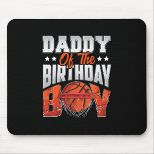 Daddy Sketll Birthday Boy Family Ller B-day Party Mouse Pad
