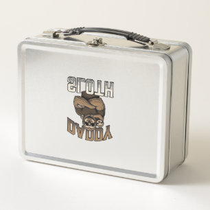 Daddy Sloth Funny Family Vintage Engraving Shirt_1 Metal Lunch Box