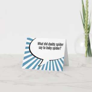 daddy spider joke card