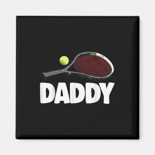 Daddy Tennis S Funny Women Tennis Play Tees Badmin Magnet