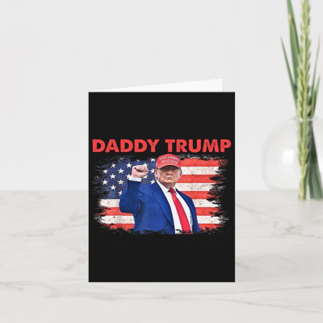 Daddy Trump 5  Card (Front)