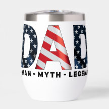 Daddy USA Independence Fathers Day Patriotic Dad