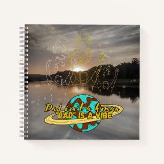 Daddy, vibe Burp Cloth Notebook