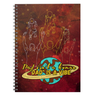 Daddy, vibe Burp Cloth Notebook