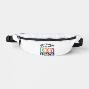 Daddy Voice Vintage Pride Shirt Design_1 Bum Bags
