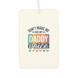 Daddy Voice Vintage Pride Shirt Design_1 Car Air Freshener