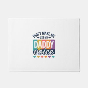 Daddy Voice Vintage Pride Shirt Design_1 Doormat