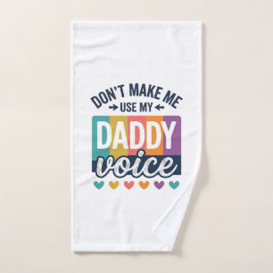 Daddy Voice Vintage Pride Shirt Design_1 Hand Towel