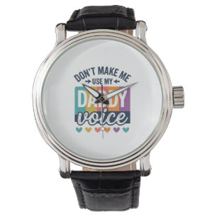 Daddy Voice Vintage Pride Shirt Design_1 Watch