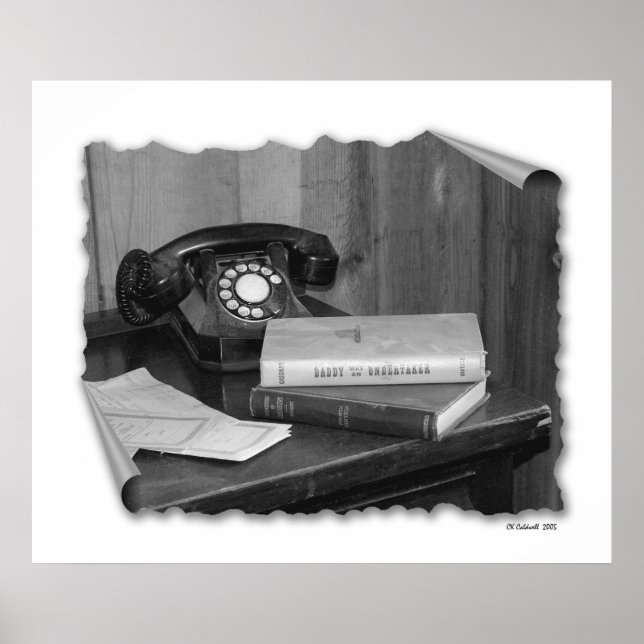 "Daddy Was an Undertaker" Poster (Front)