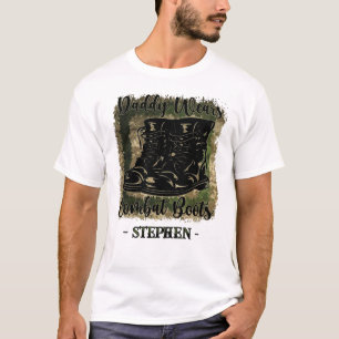 Daddy Wears Combat Boots – Military-Inspired T-Shirt